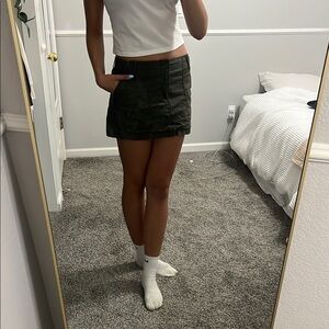 Women's Army Green Skirt
